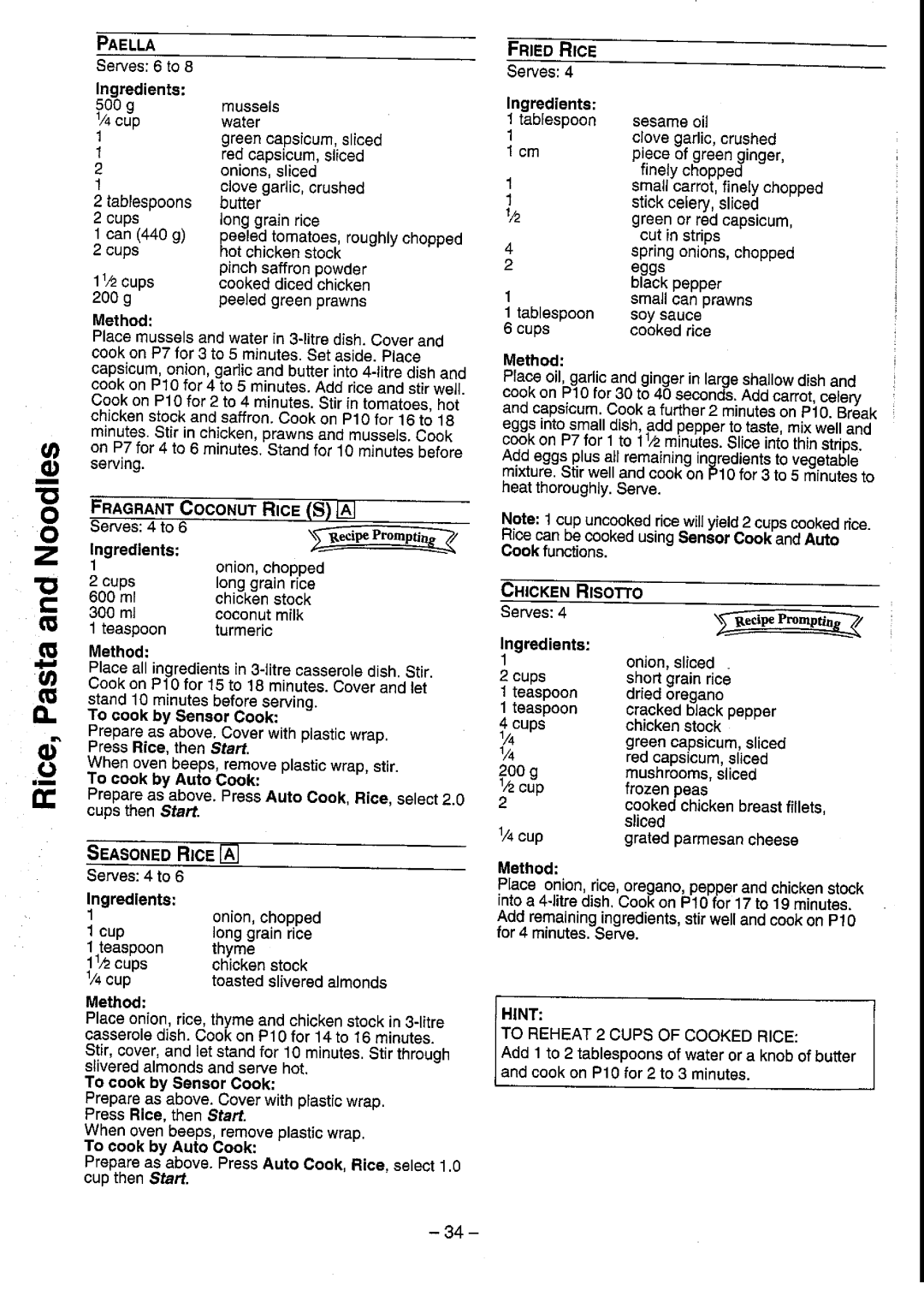 Panasonic NN-S752, NN-S782 manual 