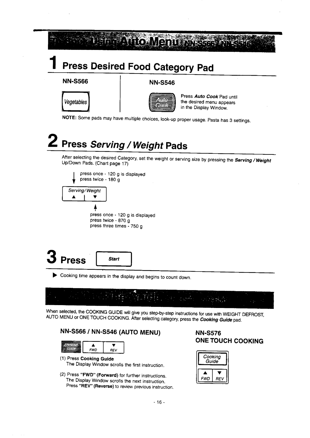 Panasonic NN-S786 manual 