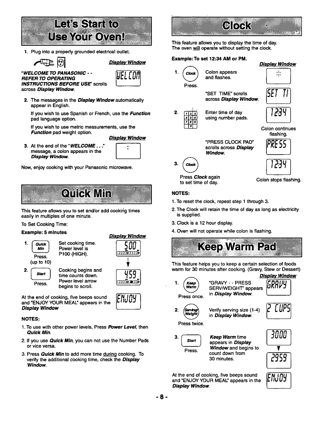 Panasonic NN-S789, NN-S989 manual 