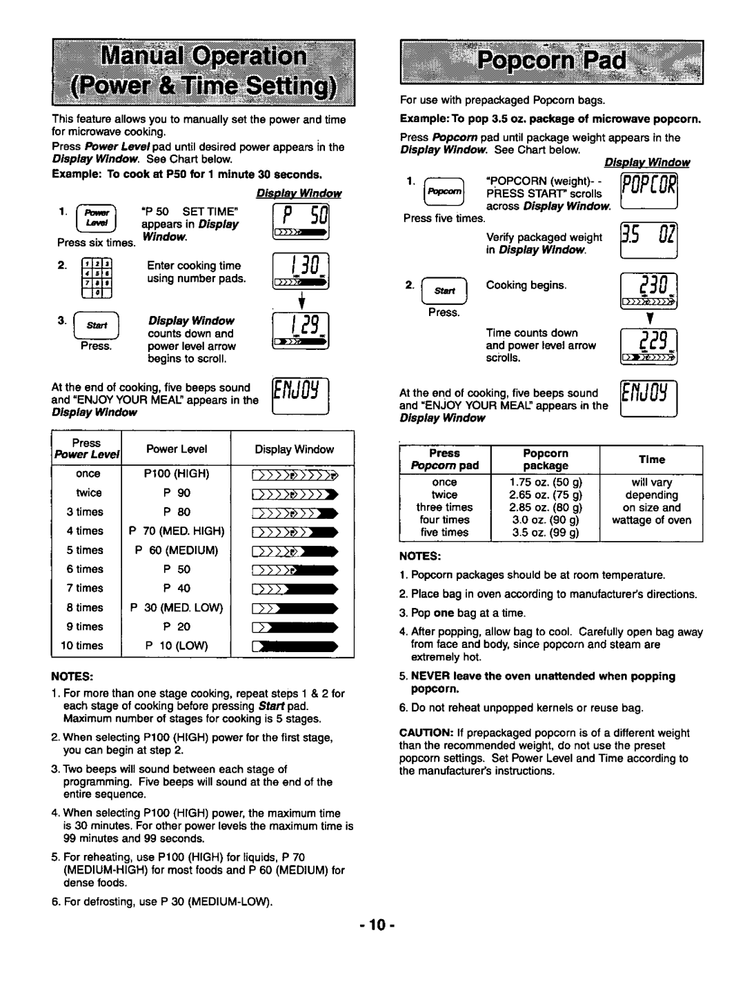 Panasonic NN-S789, NN-S989 manual 