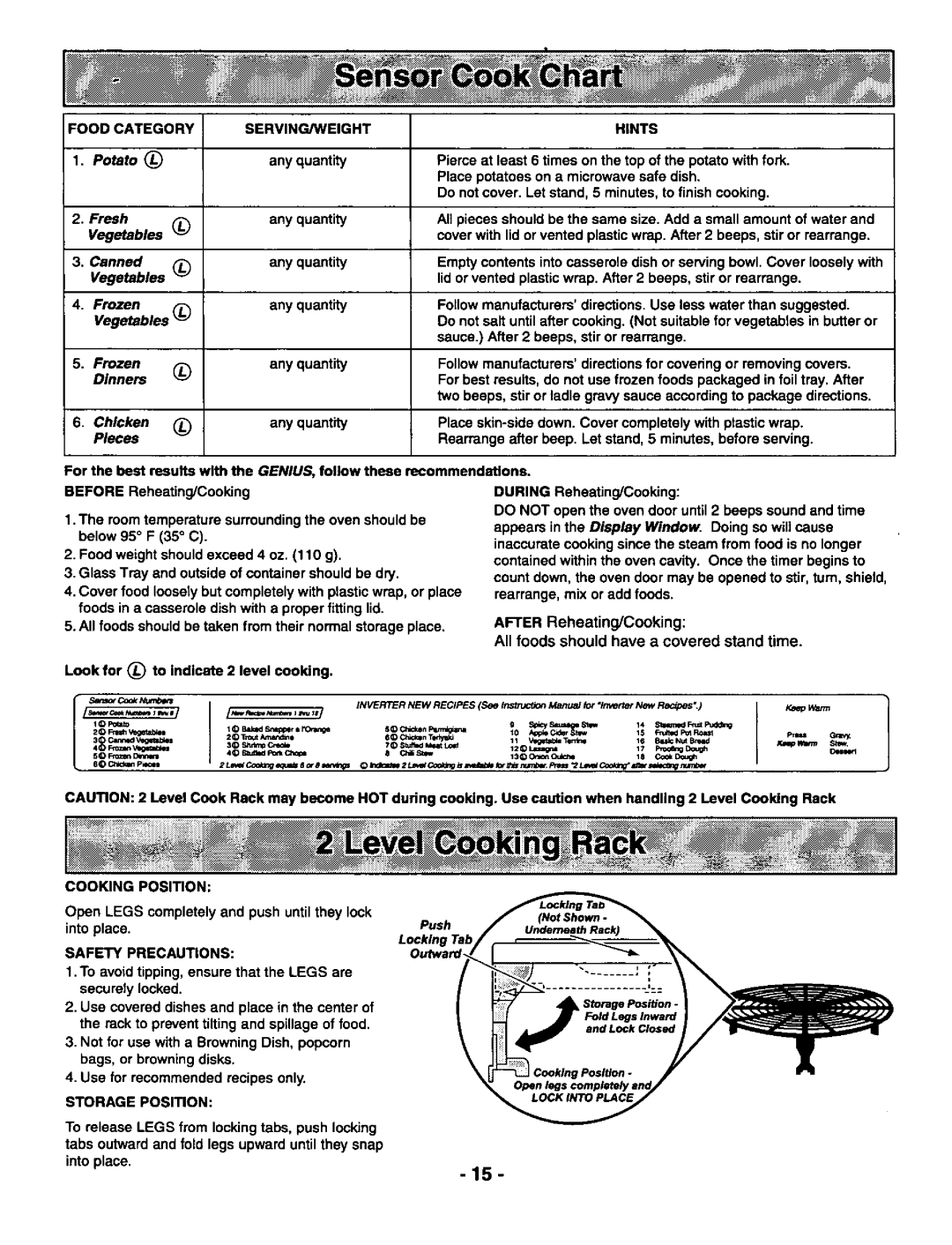 Panasonic NN-S989, NN-S789 manual 