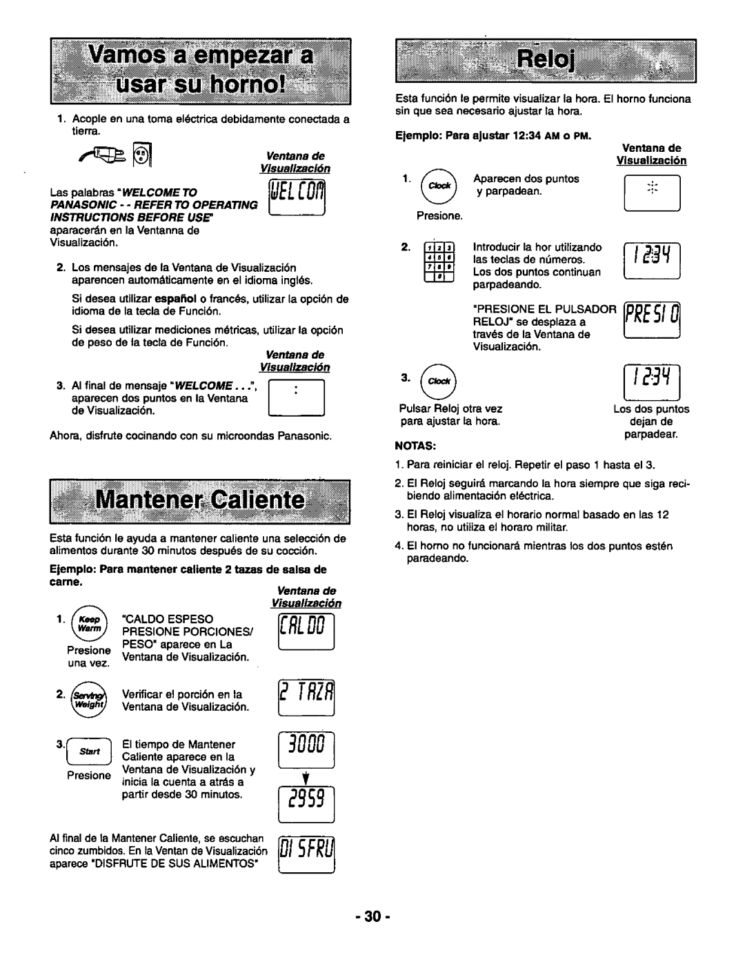 Panasonic NN-S789, NN-S989 manual 