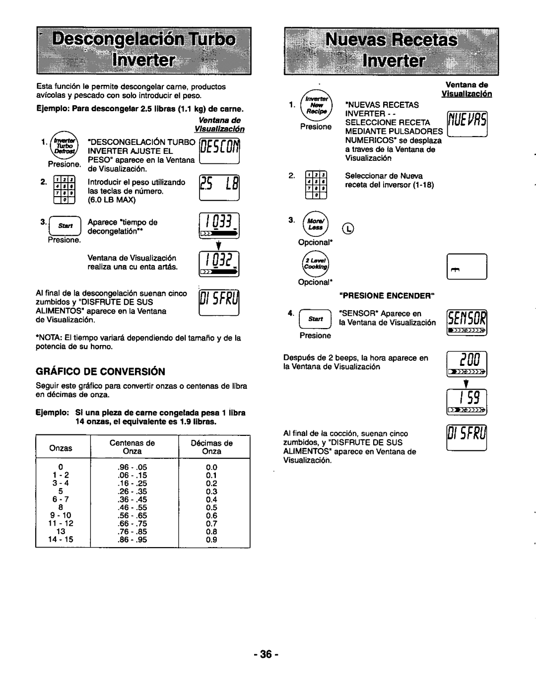 Panasonic NN-S789, NN-S989 manual 