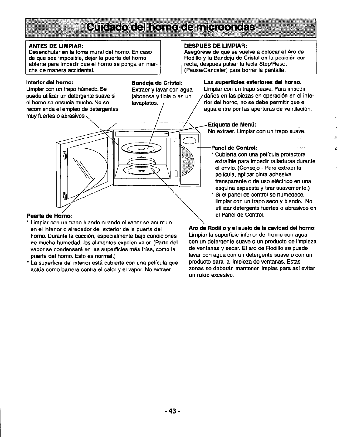 Panasonic NN-S989, NN-S789 manual 