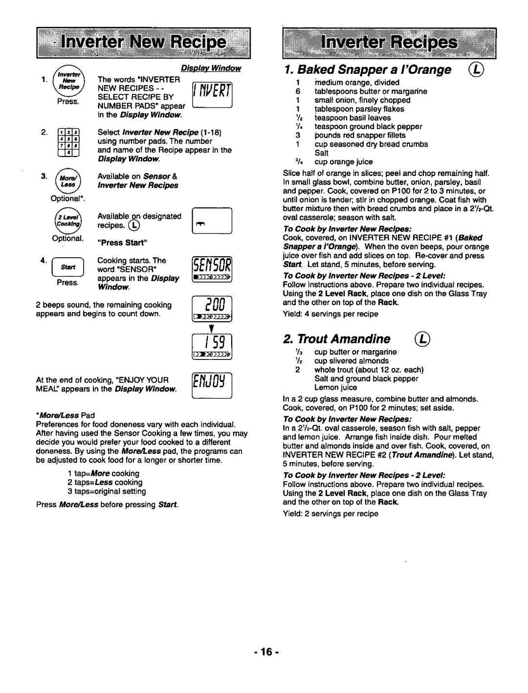 Panasonic NN-S789, NN-S989 manual 