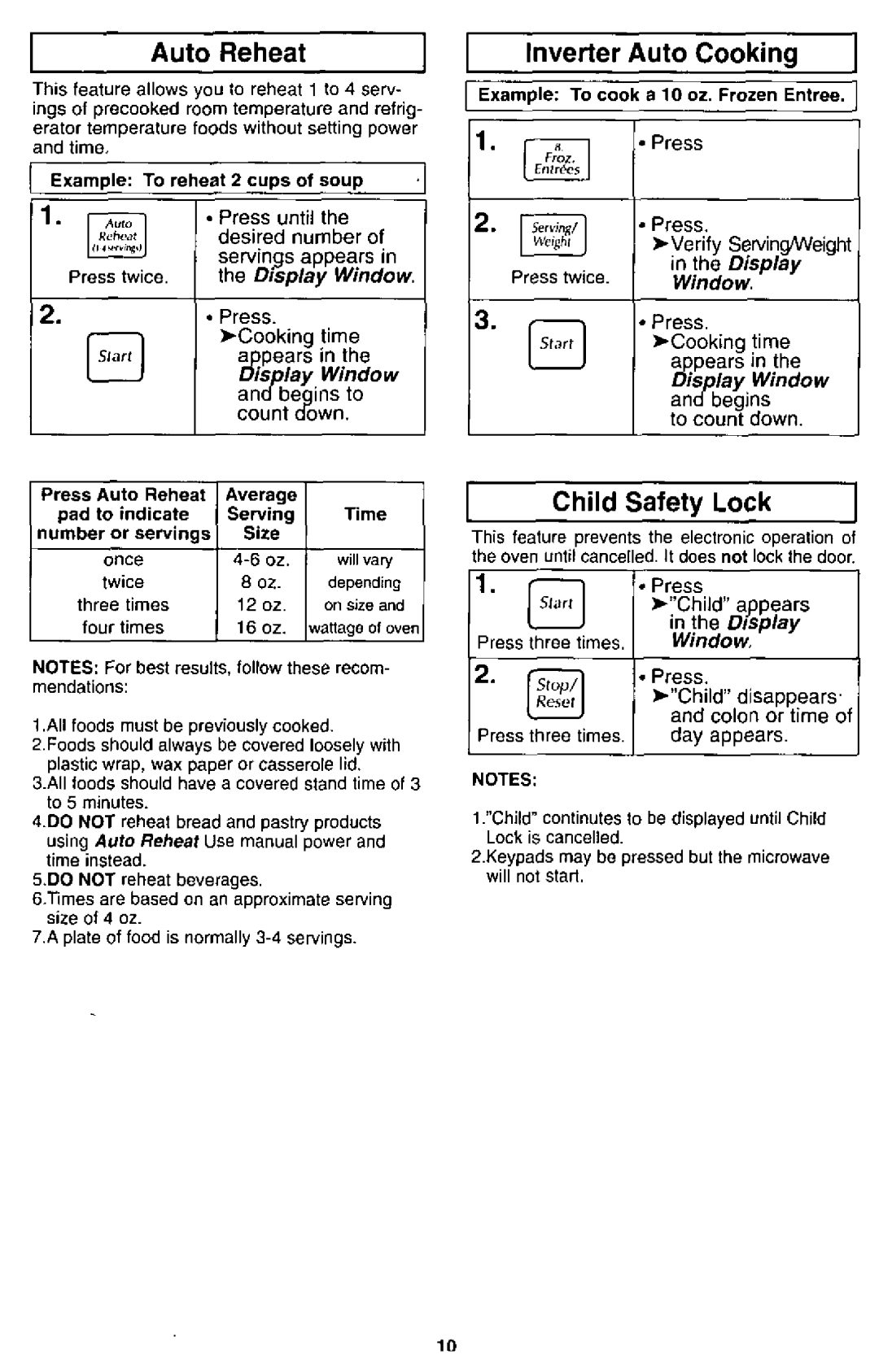 Panasonic NN-S951, NN-S751 manual 