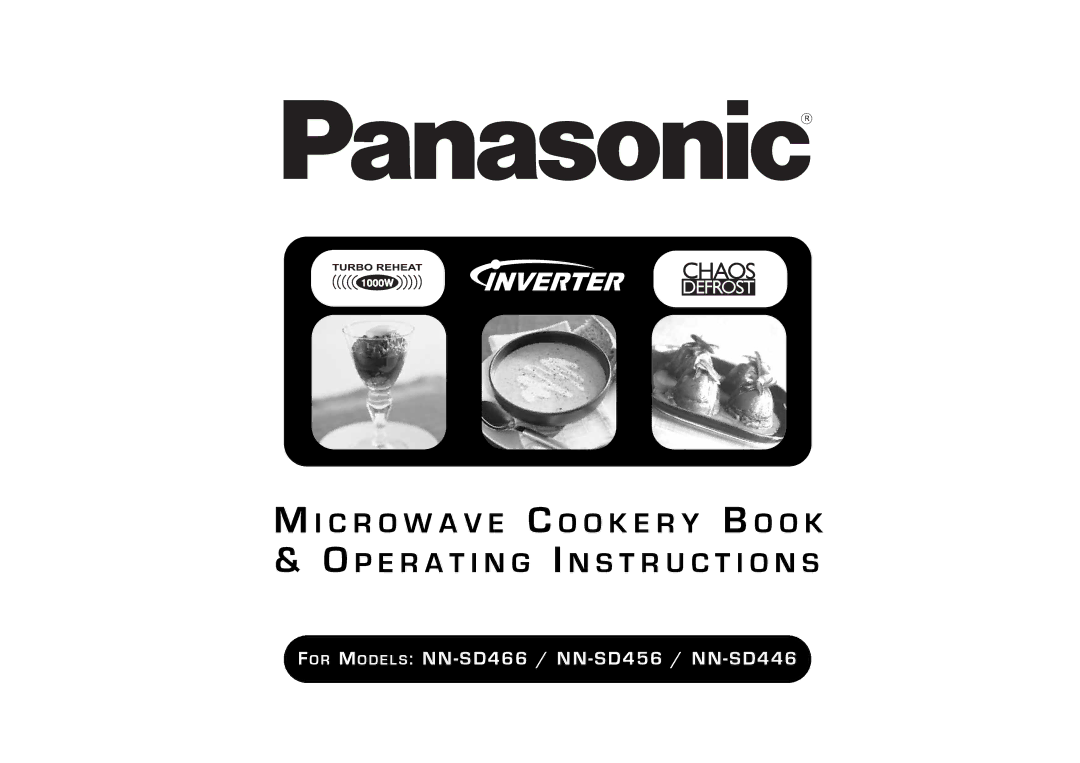 Panasonic NN-SD466, NN-SD446, NN-SD456 manual C R O W a V E C O O K E R Y B O O K 