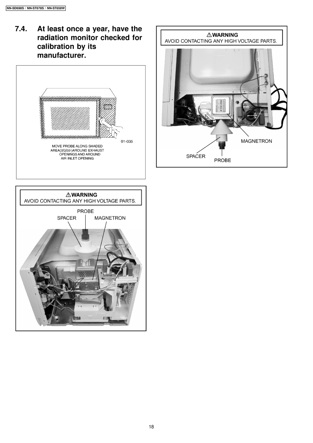 Panasonic manual NN-SD698S / NN-ST678S / NN-ST658W 