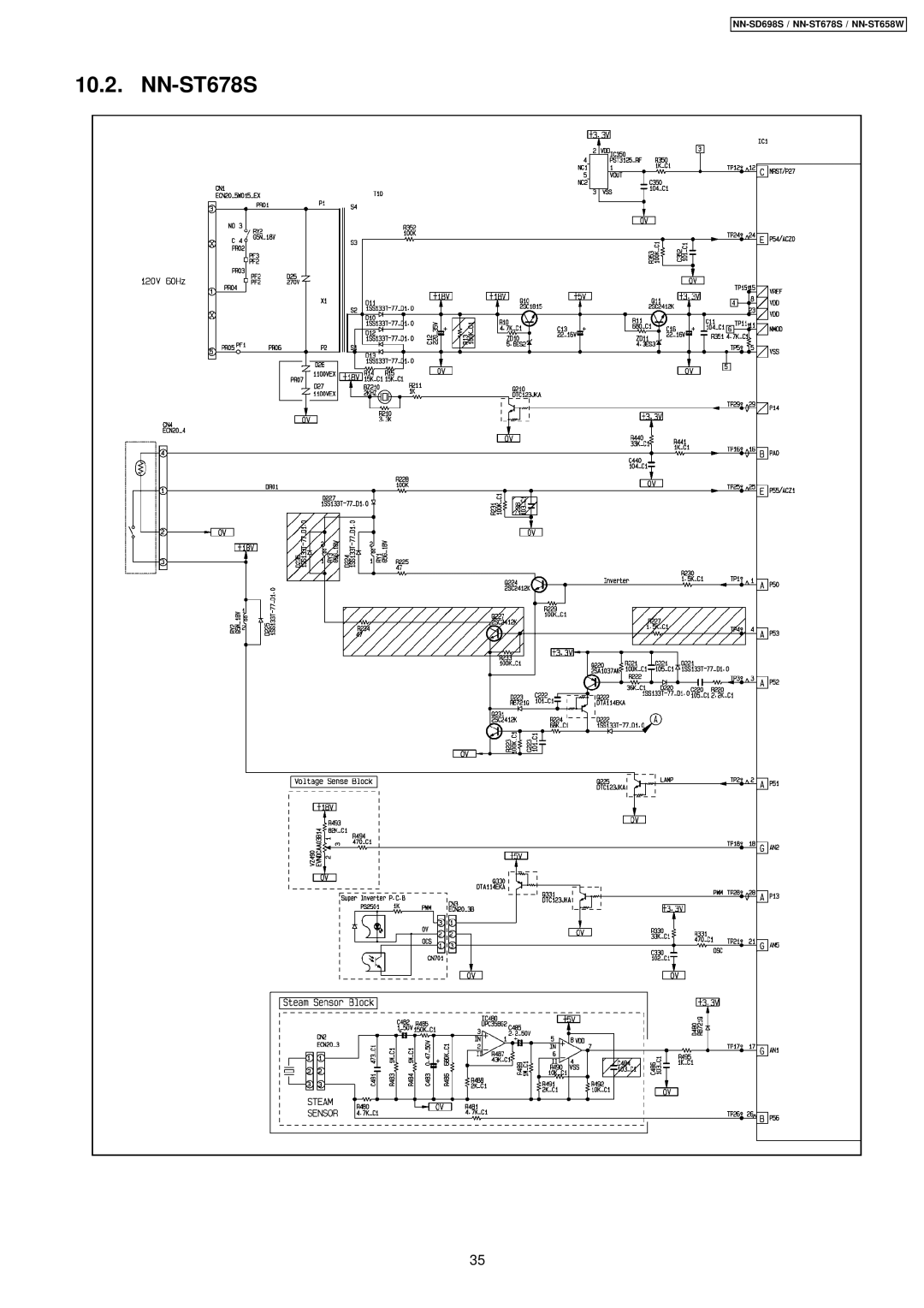 Panasonic NN-ST658W, NN-SD698S manual NN-ST678S 