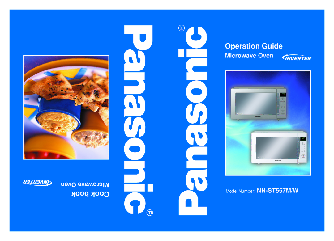 Panasonic NN-ST557M, NN-ST557W manual Book Cook Operation Guide 