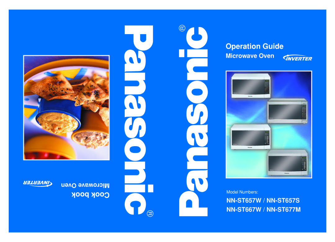 Panasonic NN-ST667W, NN-ST677M, NN-ST657 W, NN-ST657S manual Book Cook Operation Guide 