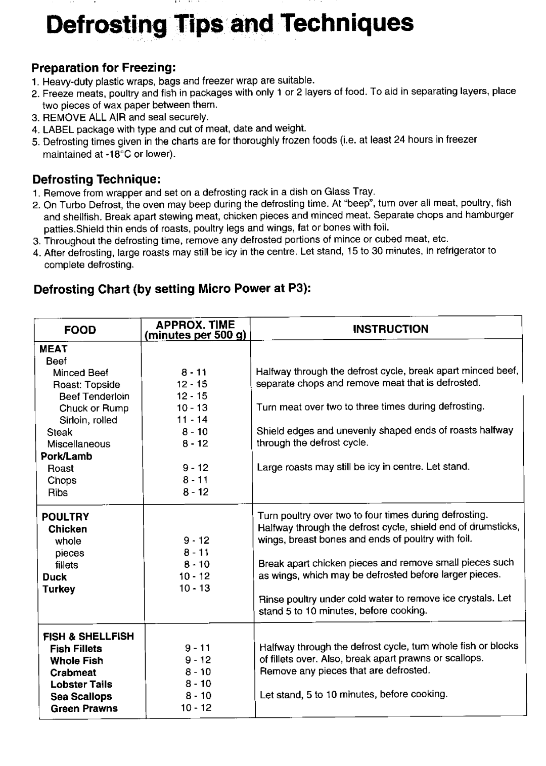 Panasonic NN-T583SF manual 