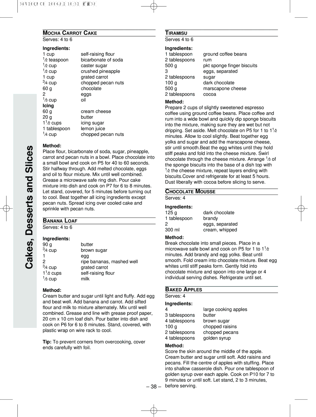 Panasonic NN-S784, NN-T704 manual Icing 