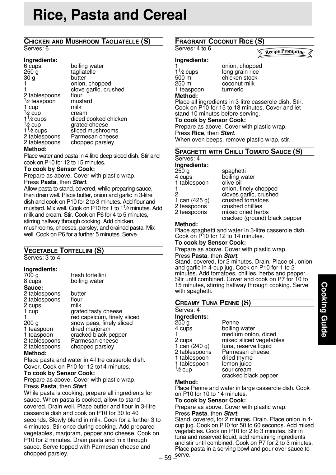 Panasonic NN-S761, NN-T791, NN-S781 manual Sauce 