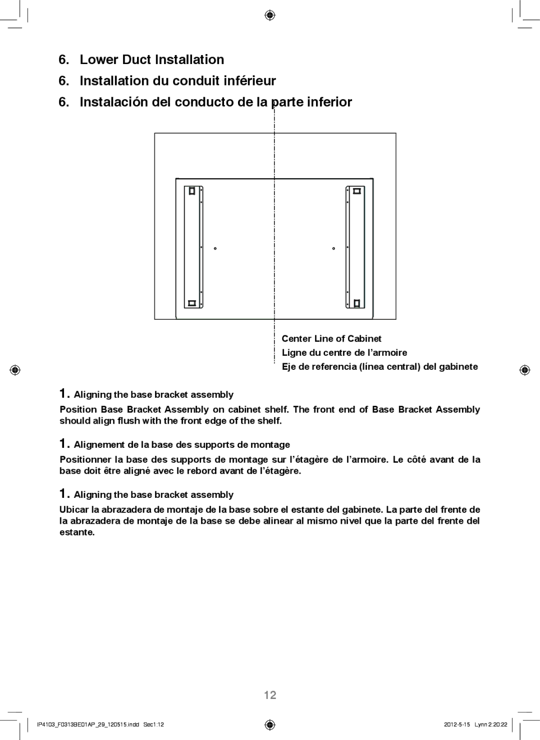 Panasonic NN-TK932S, NN-TK722S, NN-TK922S, NN-TK732S installation instructions IP4103F0313BE01AP29120515.indd Sec112 Lynn 