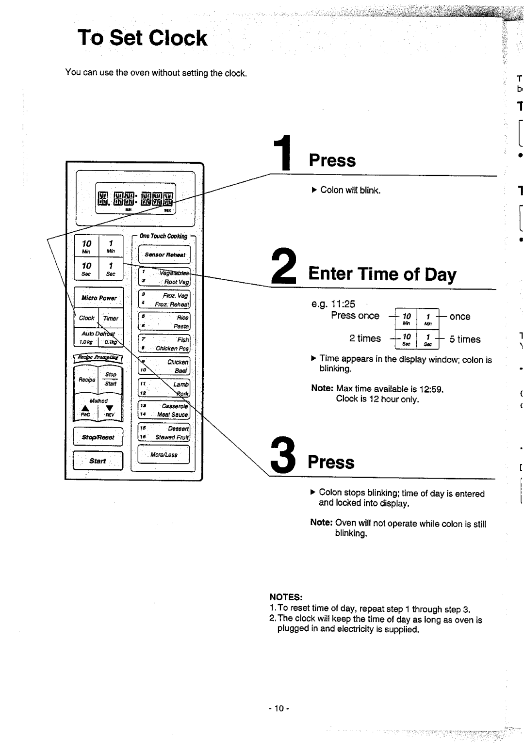 Panasonic NN6455 manual 