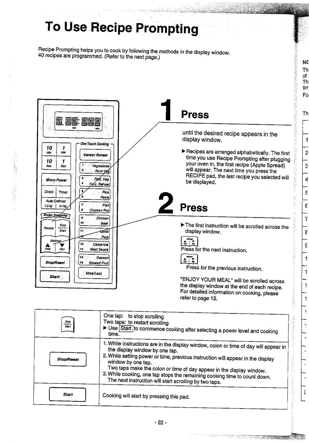 Panasonic NN6455 manual 