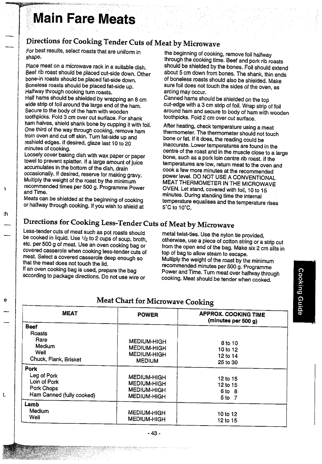 Panasonic NN6455 manual 