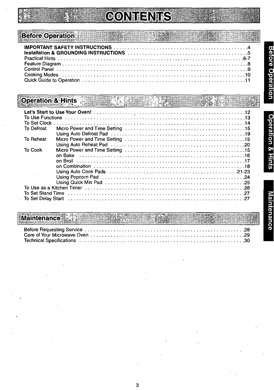 Panasonic NNC867WV, NNC867BV manual 