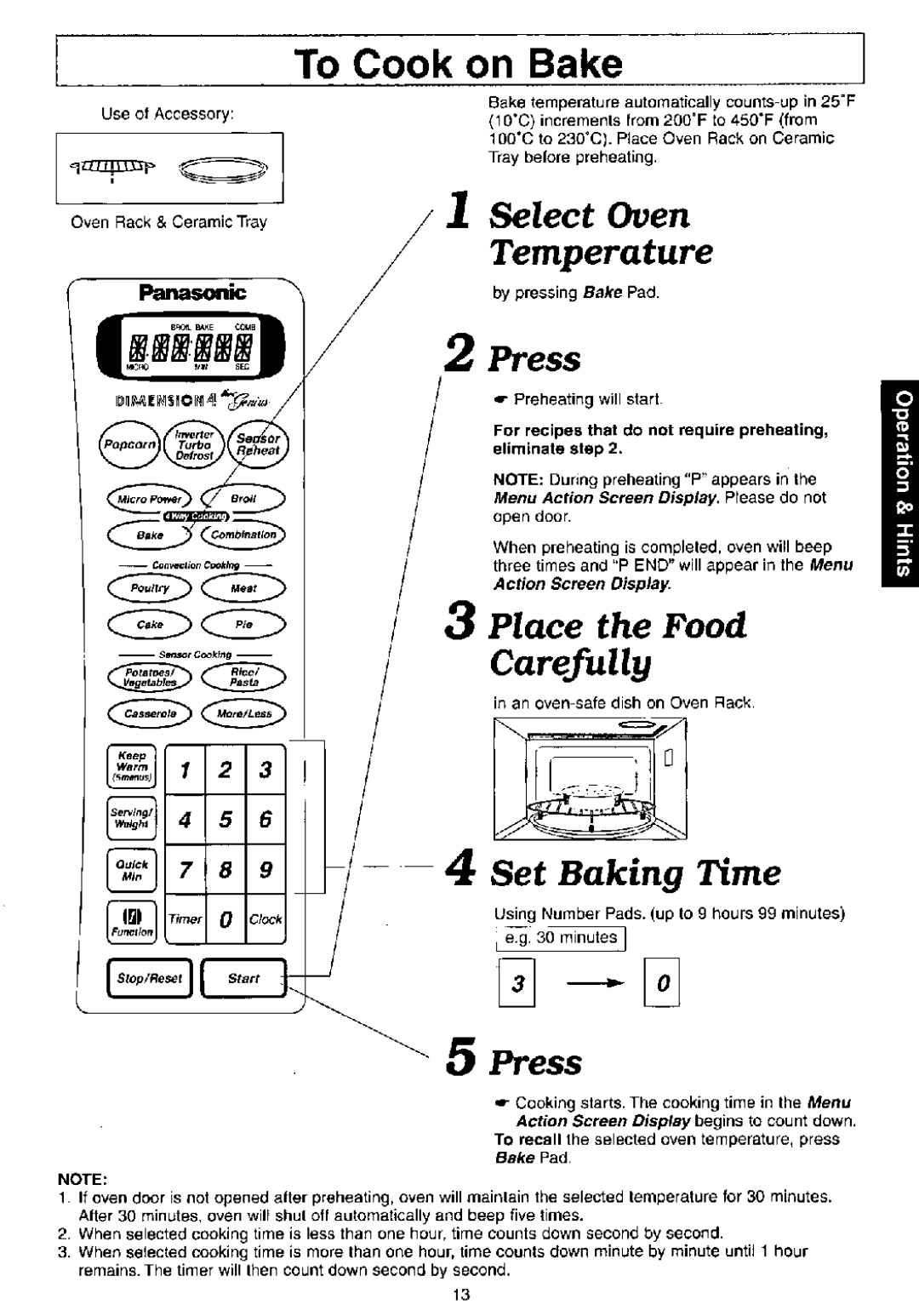 Panasonic NNC980B manual 