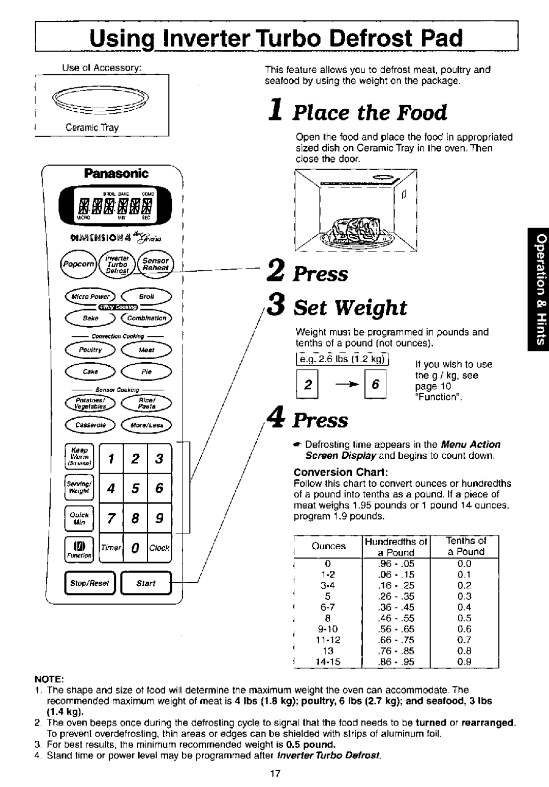 Panasonic NNC980B manual 