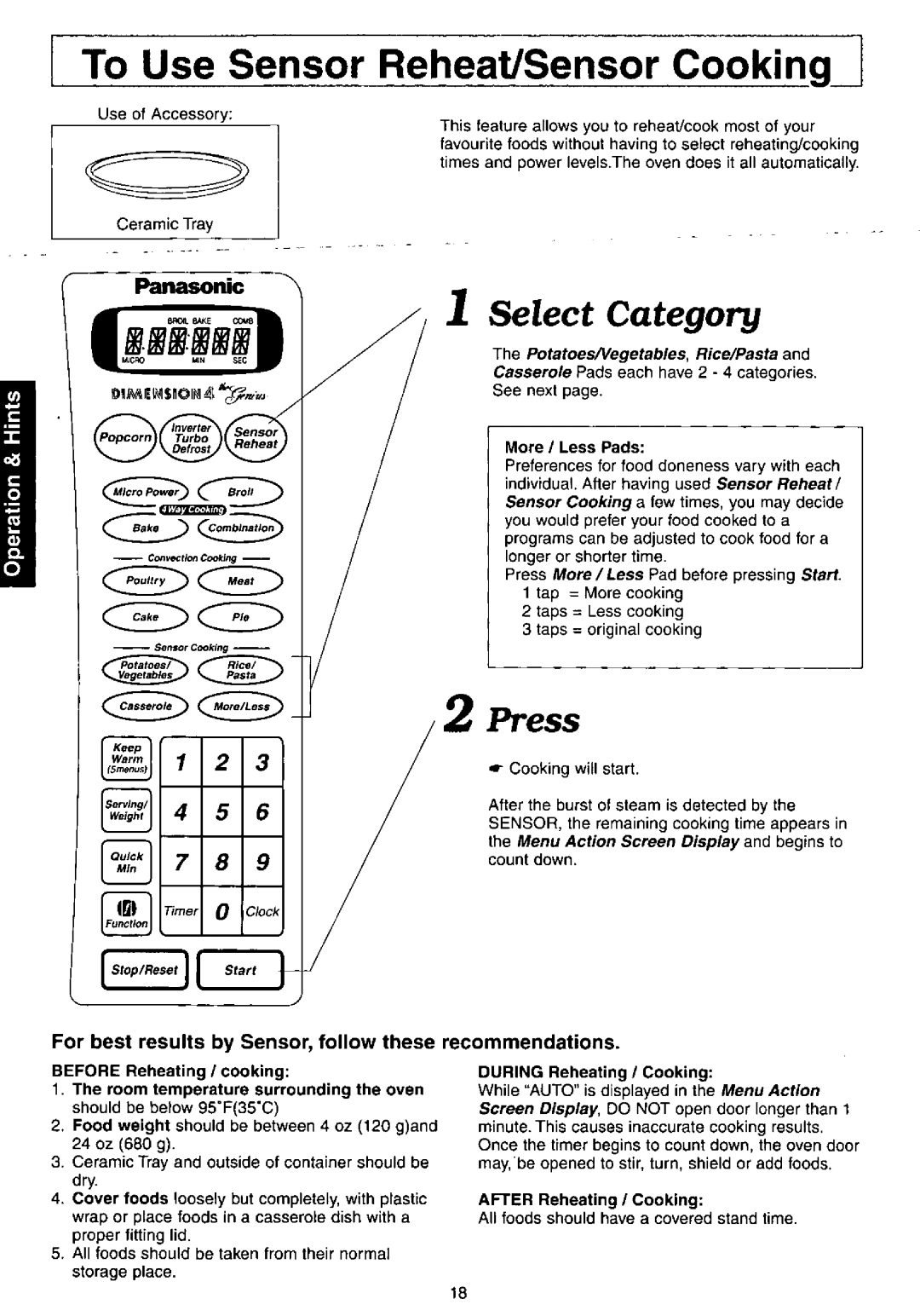 Panasonic NNC980B manual 