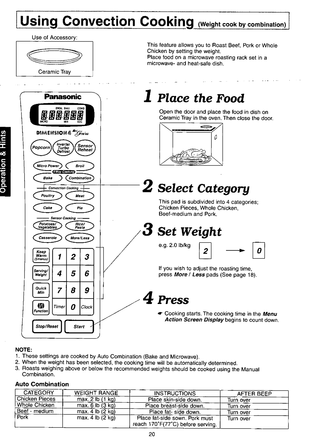 Panasonic NNC980B manual 