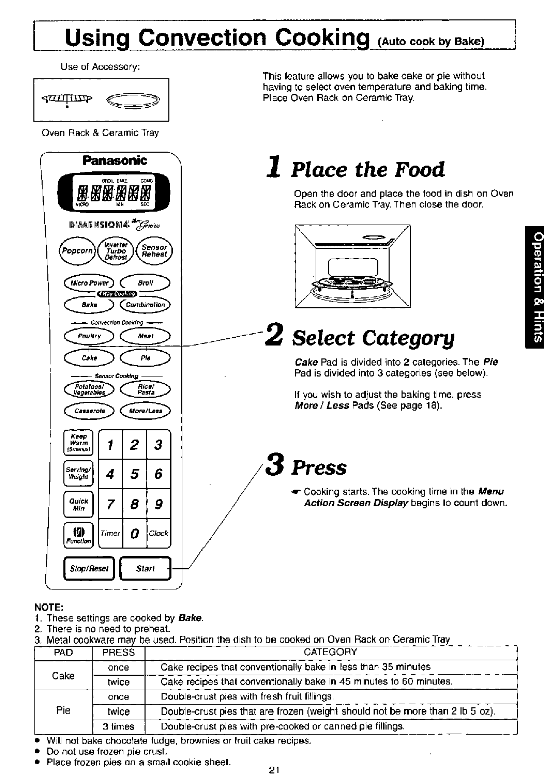 Panasonic NNC980B manual 