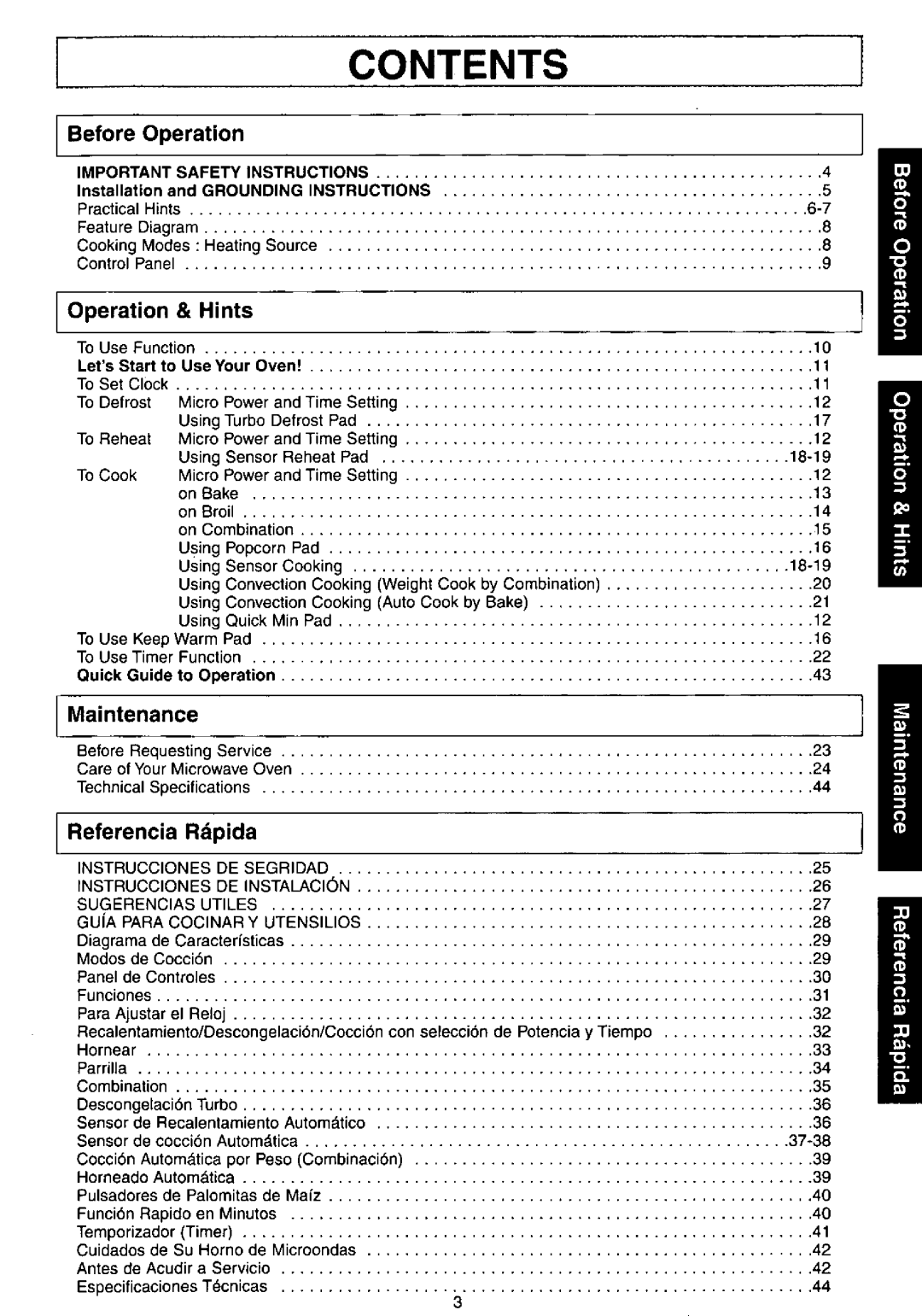 Panasonic NNC980B manual 