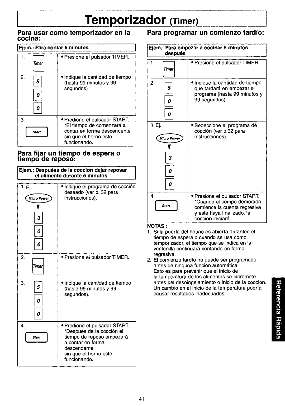 Panasonic NNC980B manual 