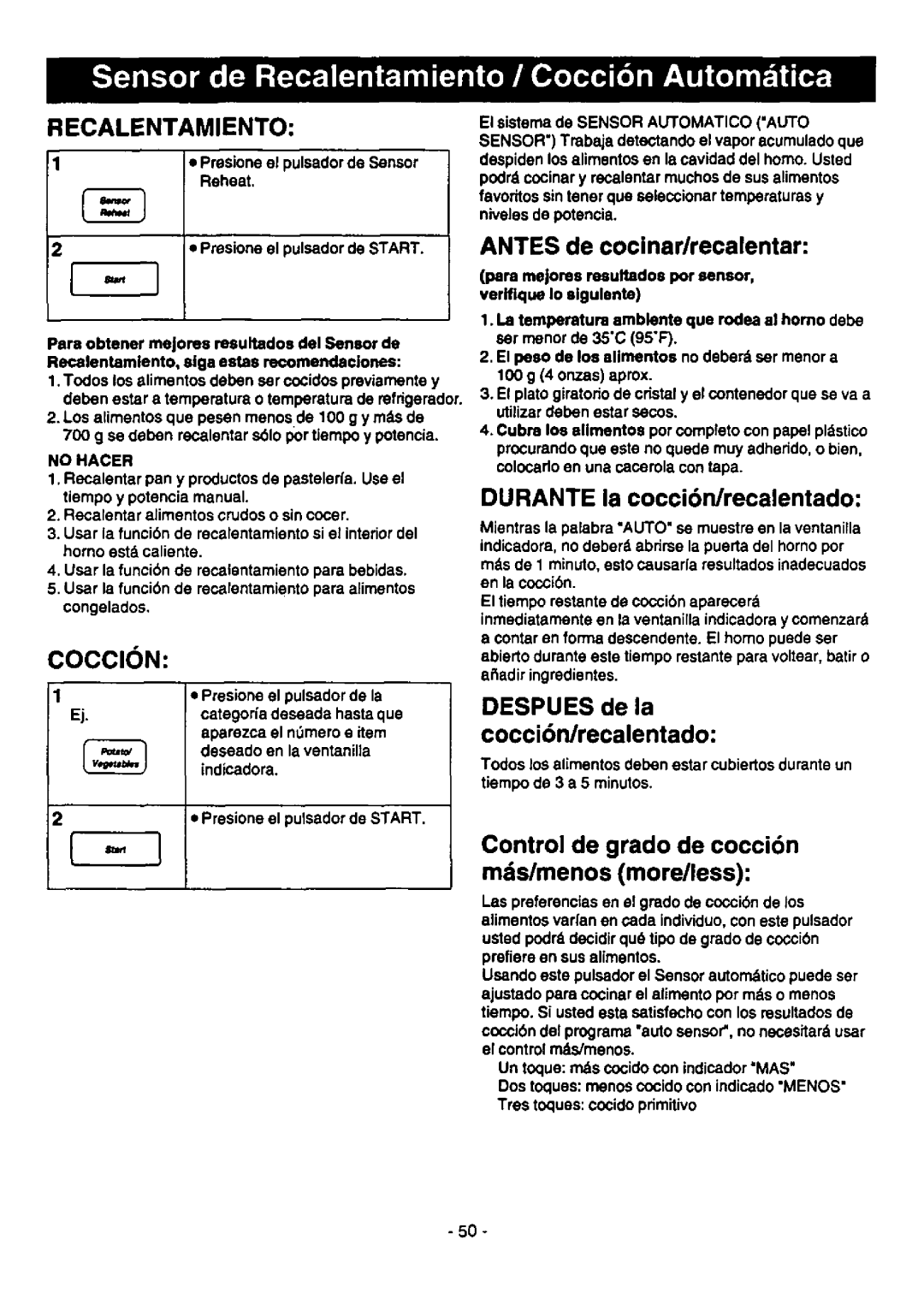 Panasonic NNS576, NNS676, NNS776 manual 