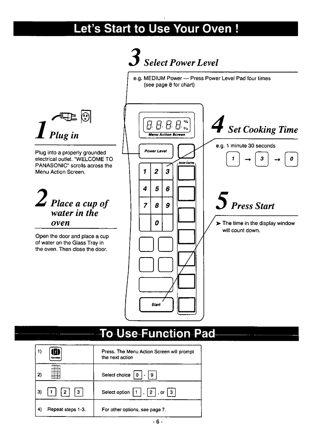 Panasonic NNS776, NNS676, NNS576 manual 