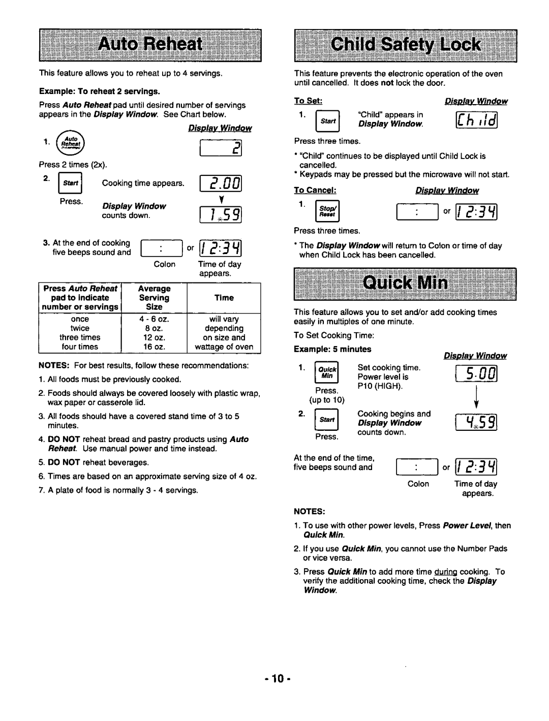 Panasonic NNS740BA manual 