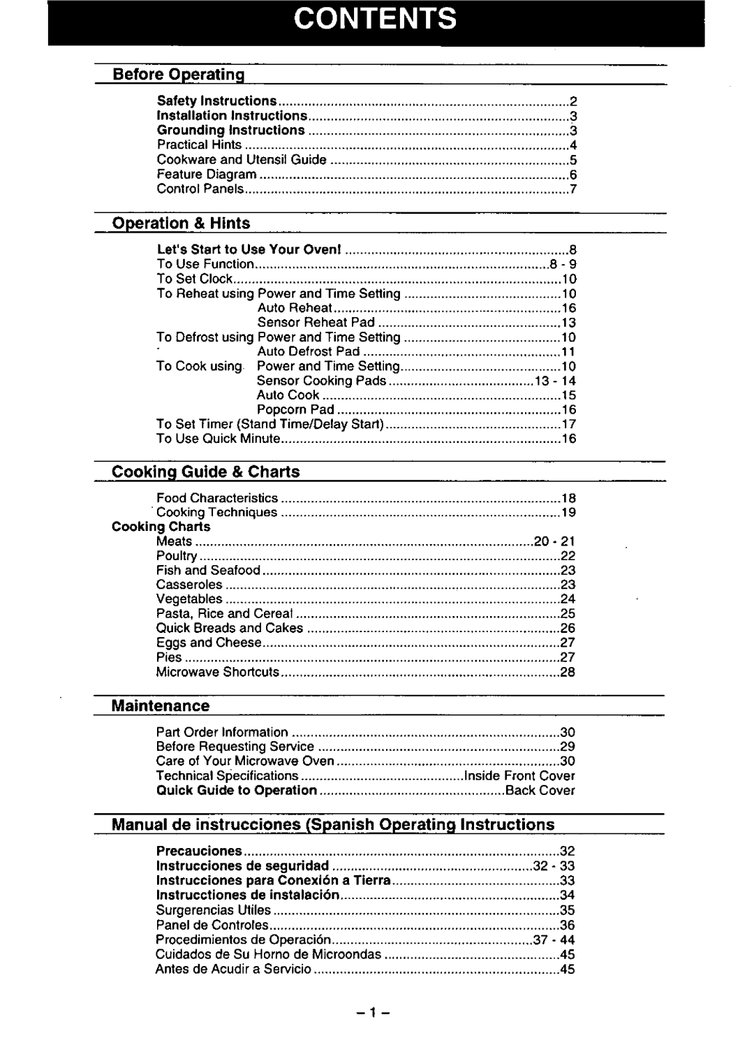 Panasonic NNS787 manual 