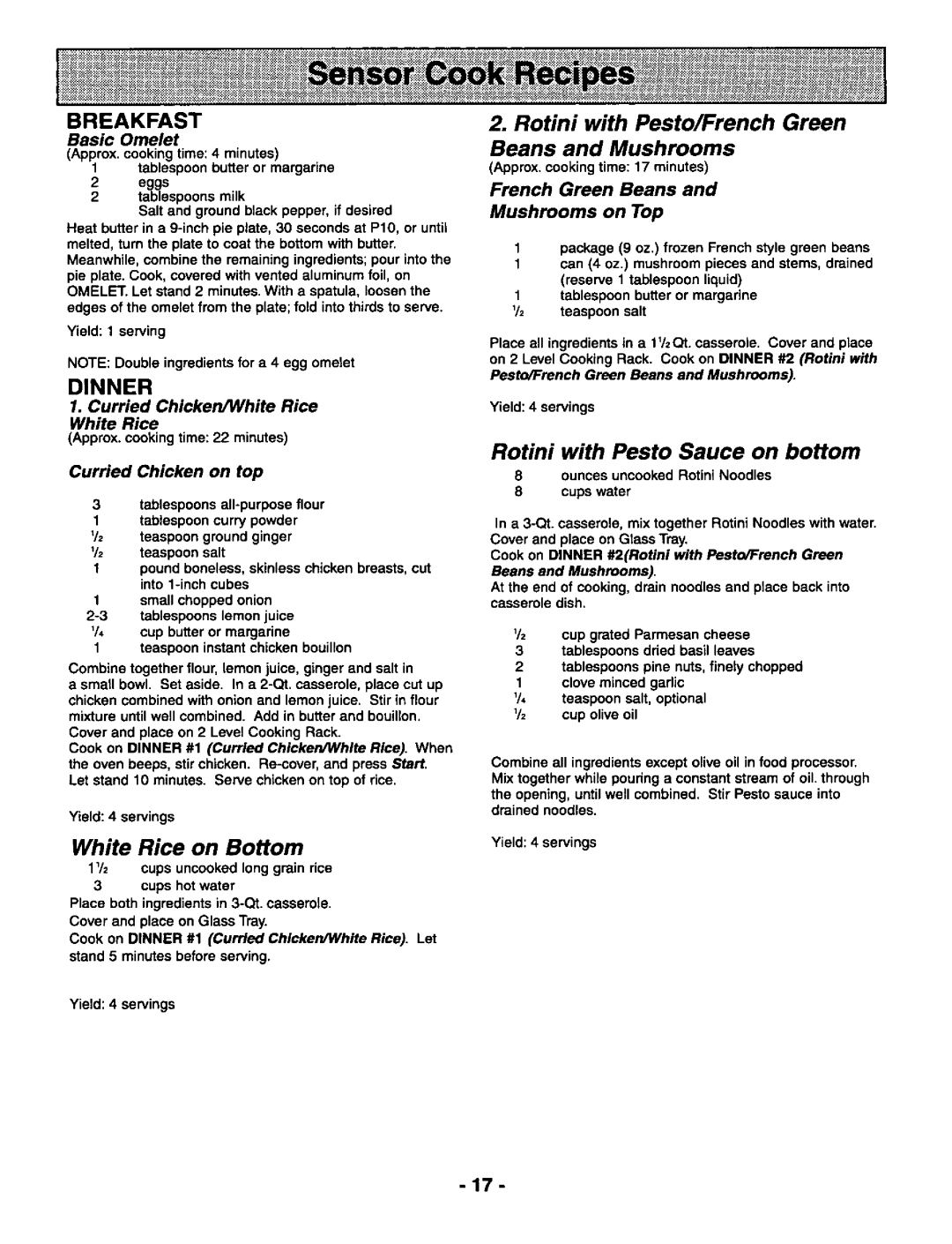 Panasonic NNS980BA manual 