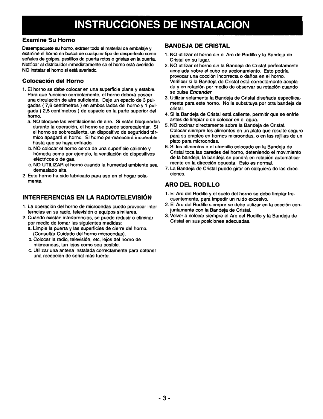 Panasonic NNS980BA manual 