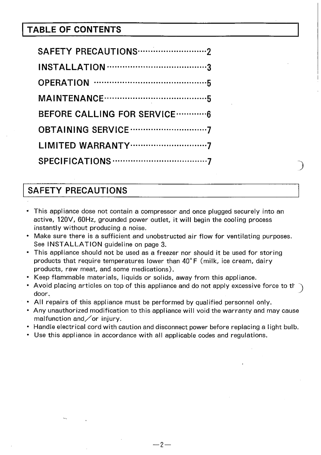 Panasonic NR-AK4U1, NR-A4U1 manual 