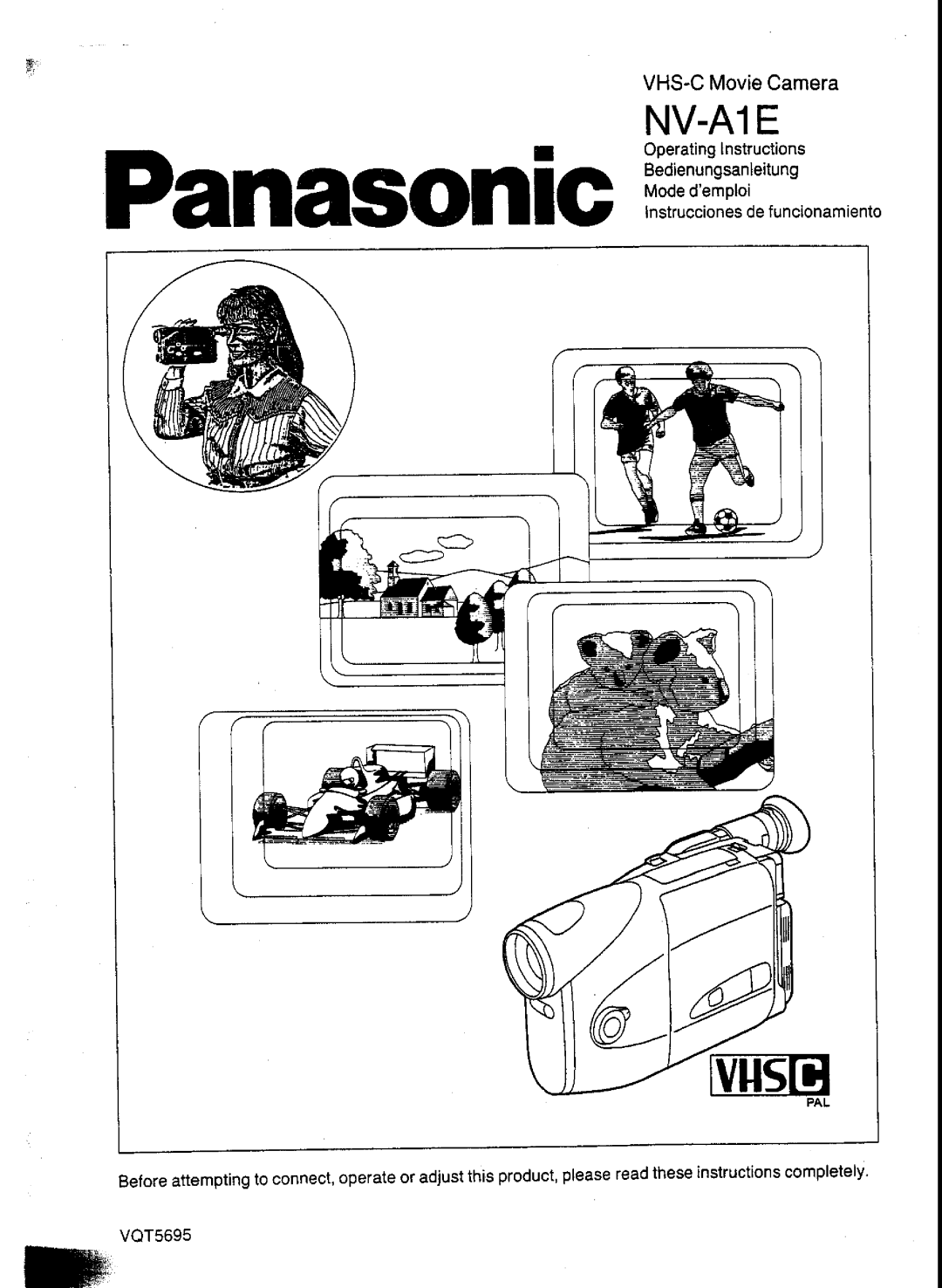 Panasonic NV-A1E manual 