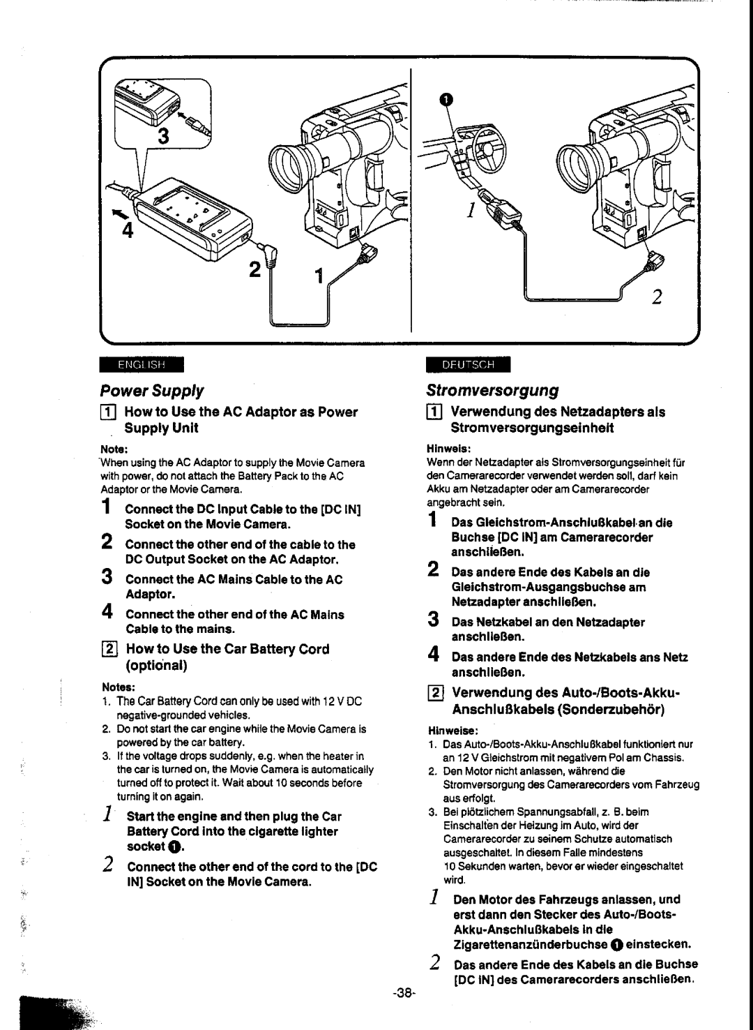 Panasonic NV-A1E manual 