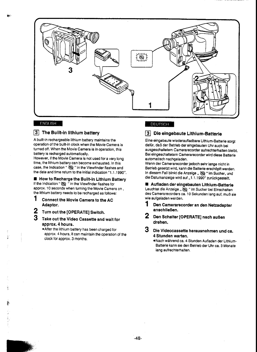 Panasonic NV-A1E manual 