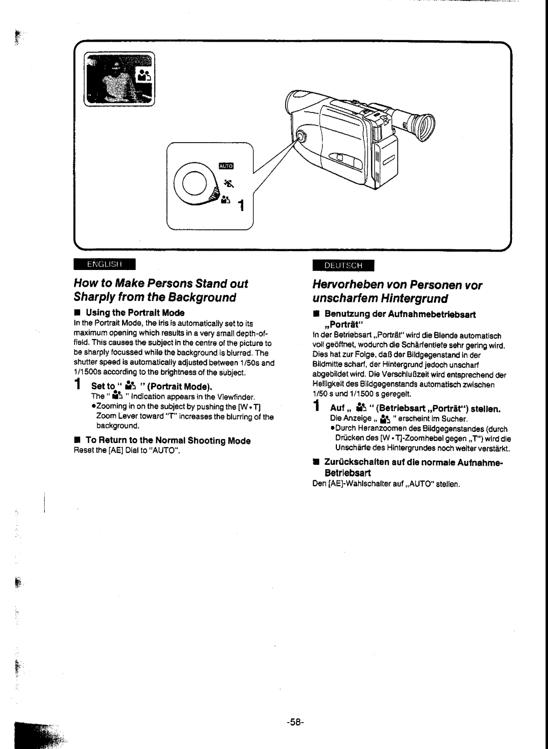 Panasonic NV-A1E manual 