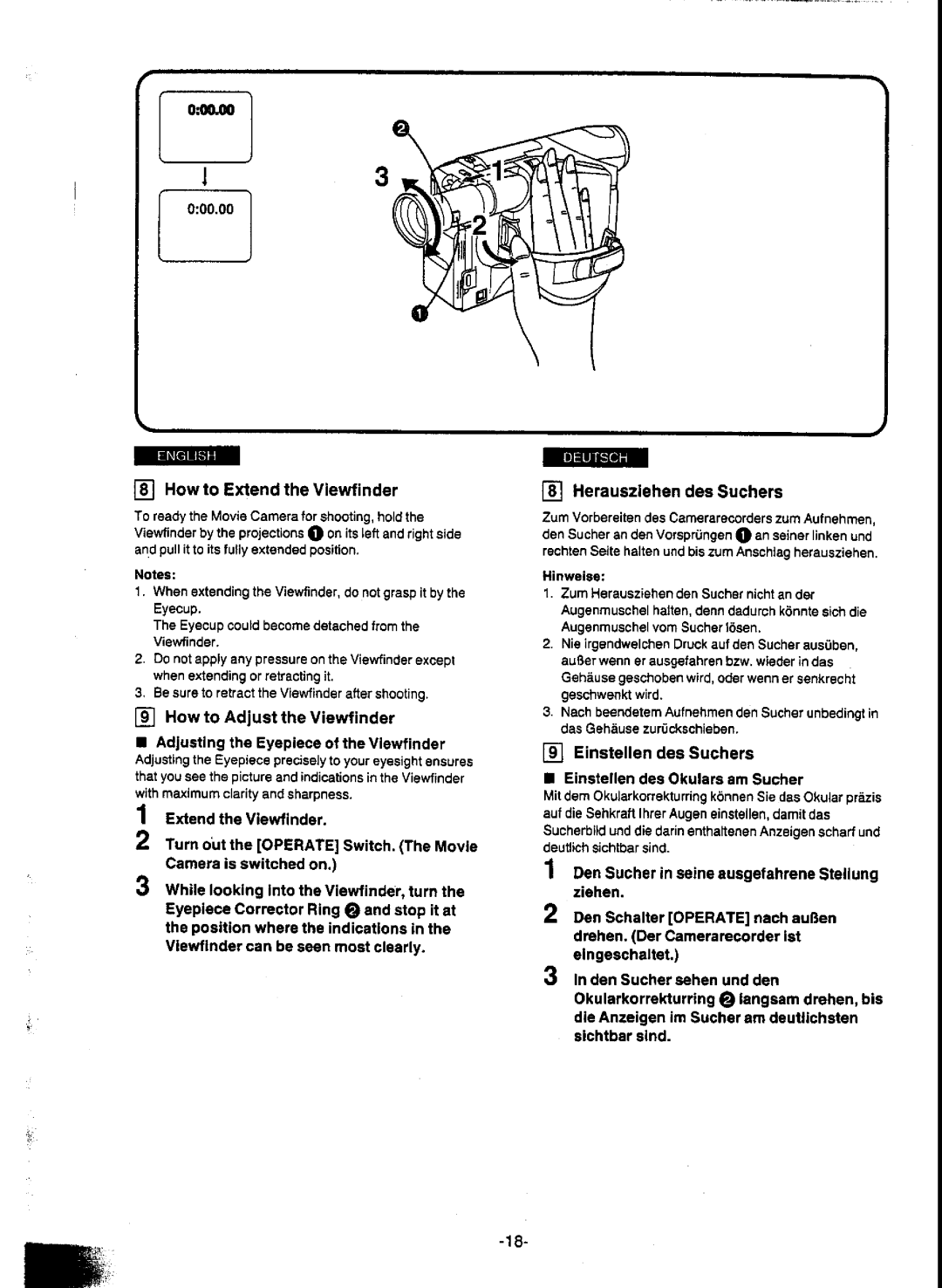 Panasonic NV-A1E manual 