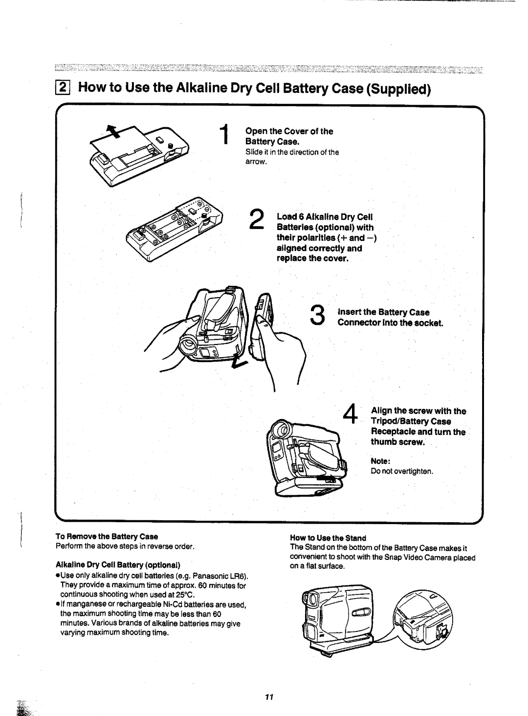 Panasonic NV-CS1A manual 