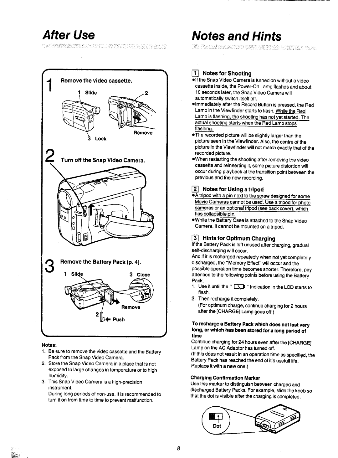 Panasonic NV-CS1A manual 