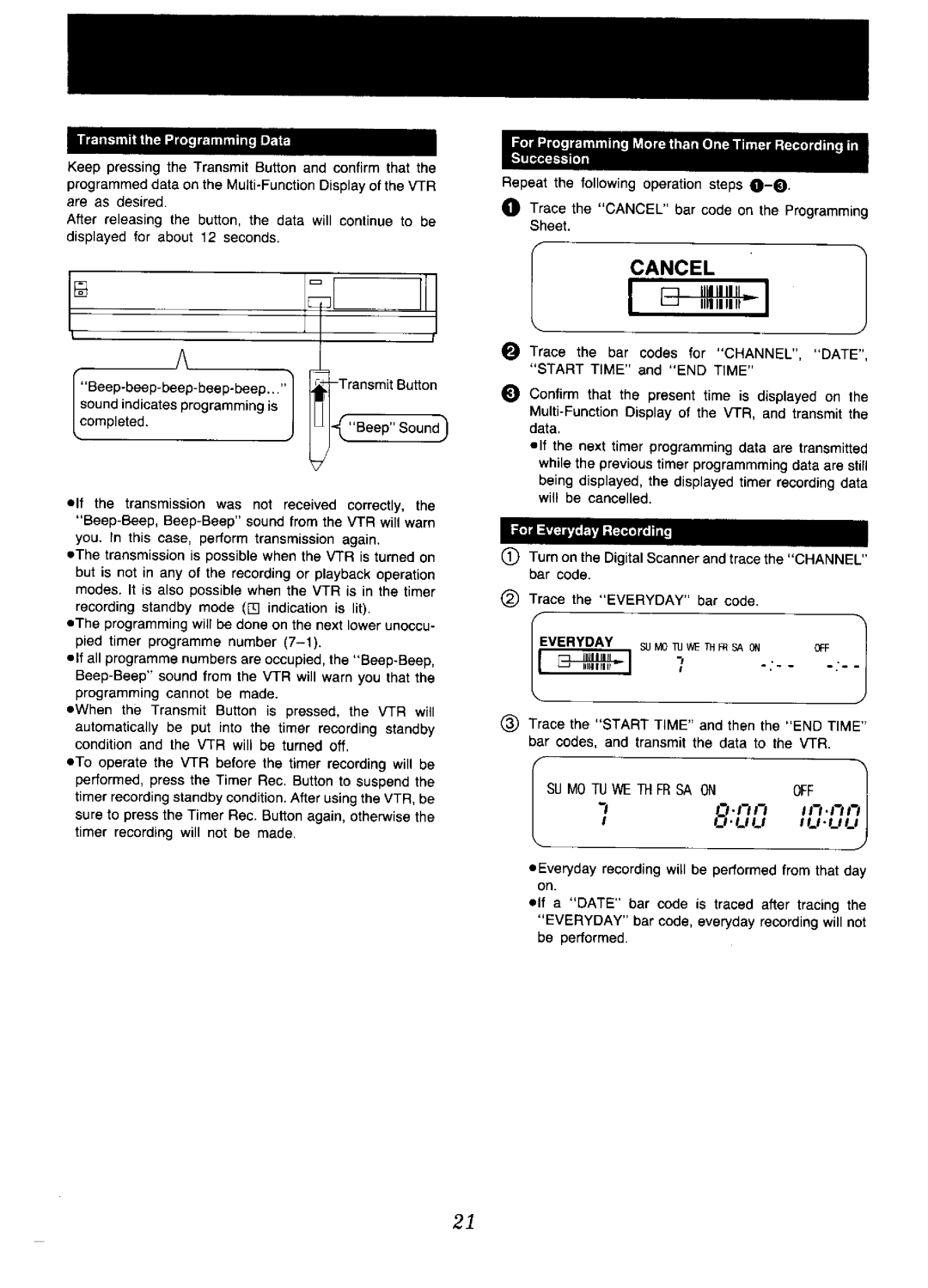 Panasonic NV-D48 Series manual 