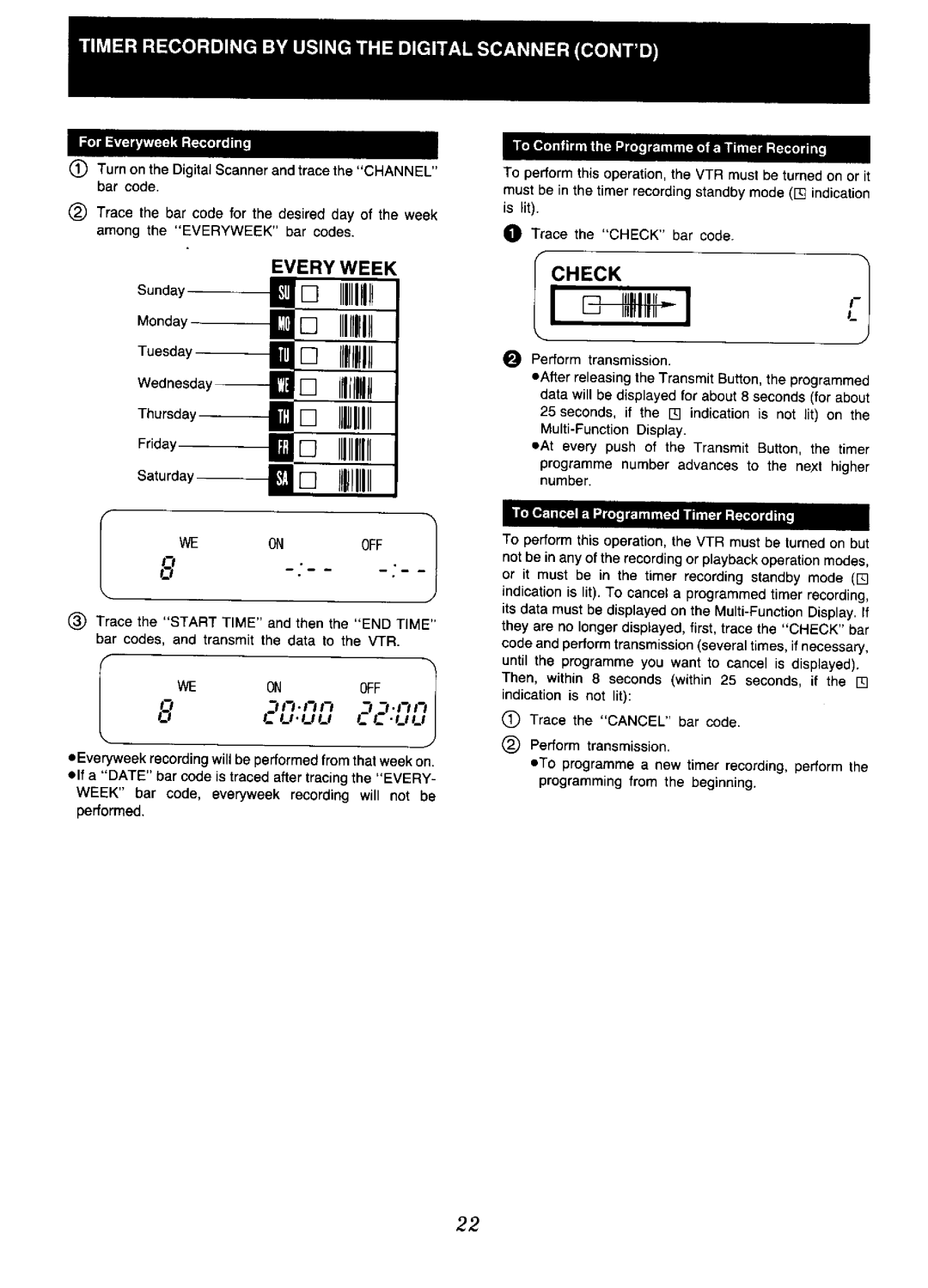 Panasonic NV-D48 Series manual 