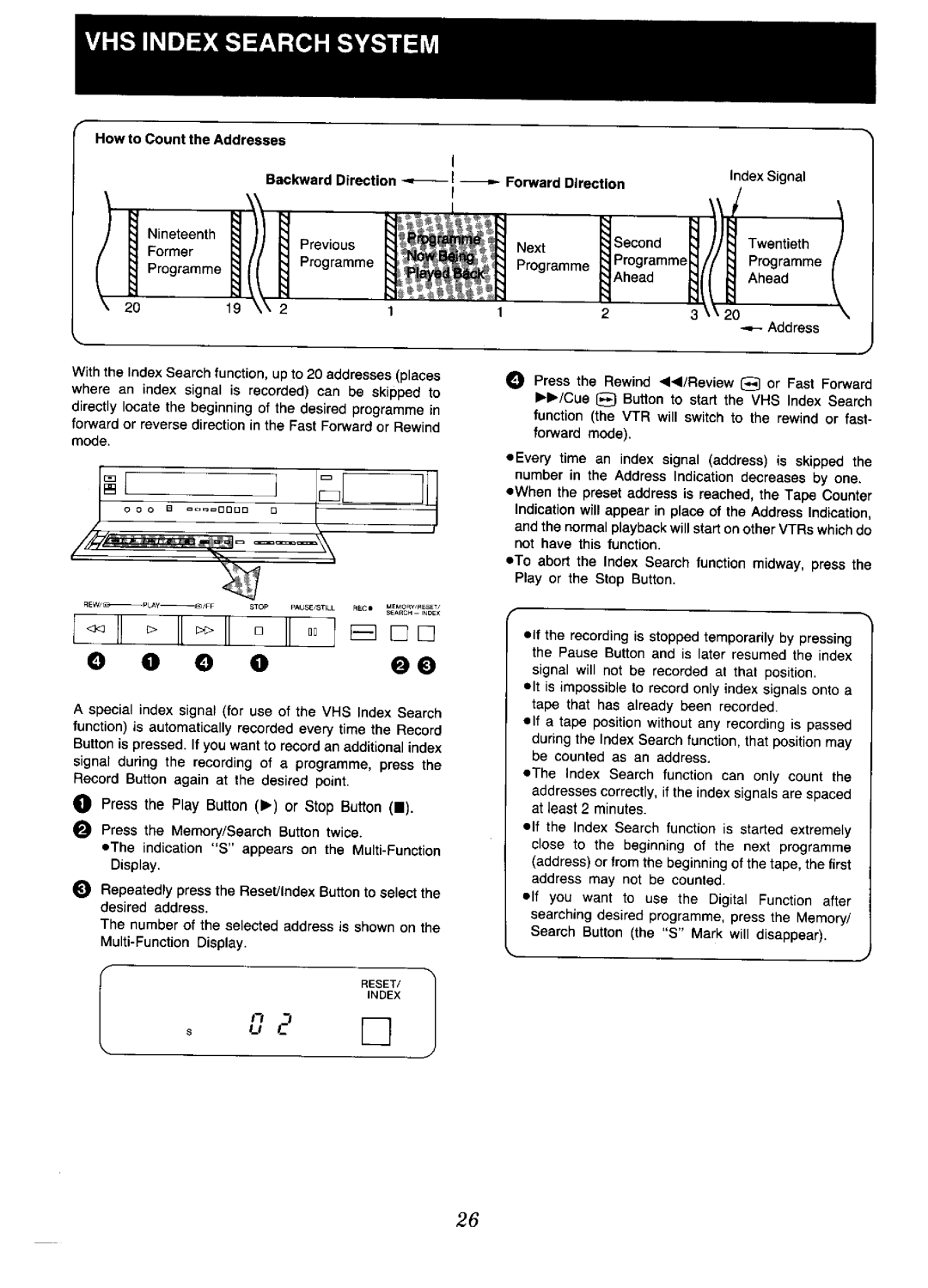 Panasonic NV-D48 Series manual 