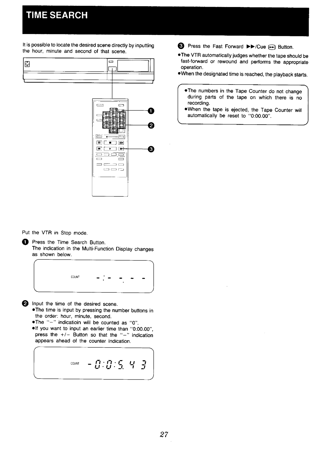 Panasonic NV-D48 Series manual 