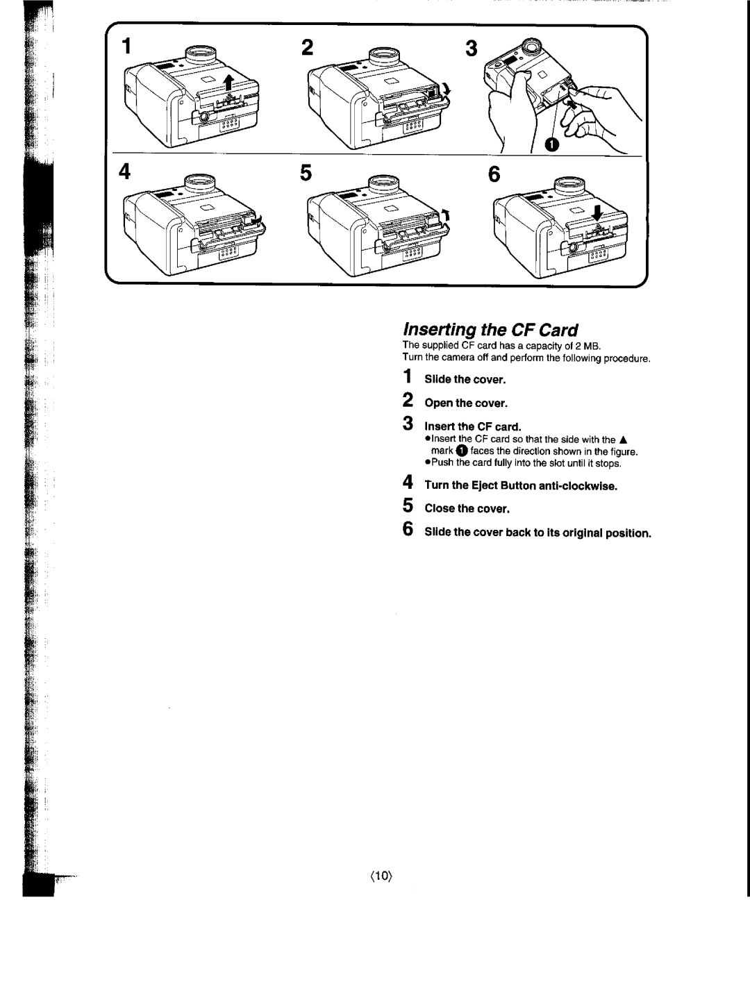 Panasonic NV-DCF1A manual 