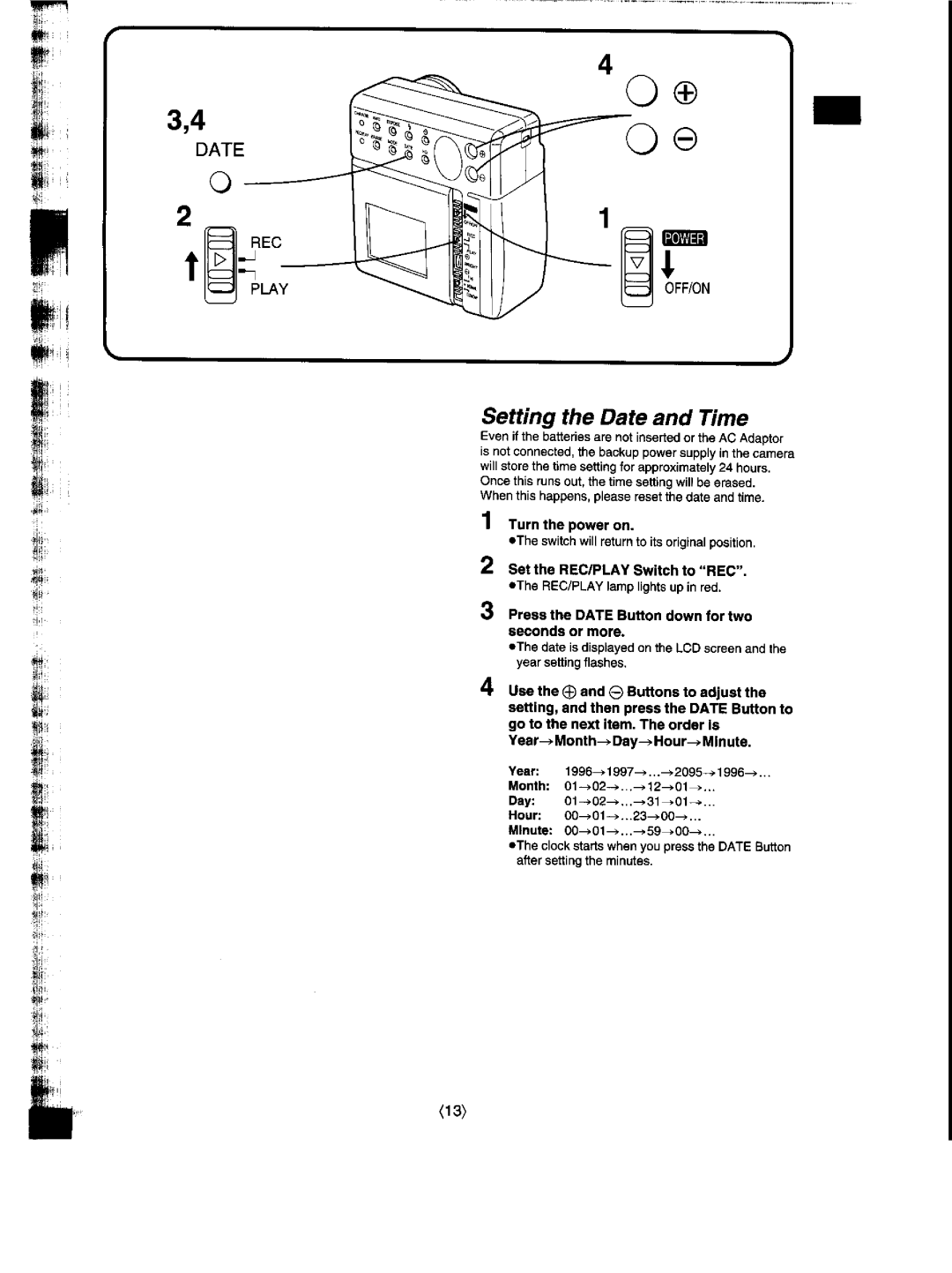 Panasonic NV-DCF1A manual 